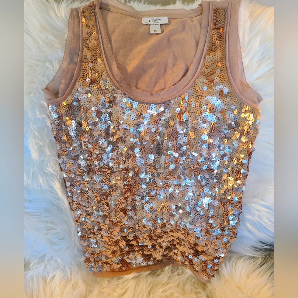 Sequin Tank.
